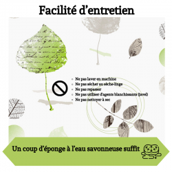 FACILITE D'ENTRETIEN DE CETTE TOILE CIREE