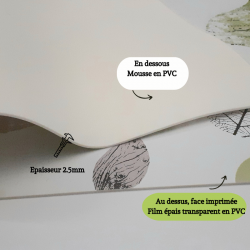 NAPPE EPAISSE IMPRIMEE 2-EN-1