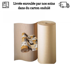 TOILE CIREE EPAISSE LIVREE ENROULEE DANS UN CARTON