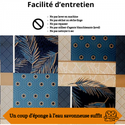FACILITE D'ENTRETIEN DE CETTE TOILE CIREE