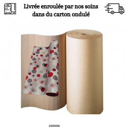 TOILE CIREE EPAISSE LIVREE ENROULEE DANS UN CARTON