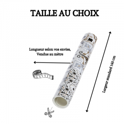 140 CM DE LARGE LONGUEUR AU CHOIX