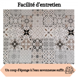 FACILITE D'ENTRETIEN DE CETTE TOILE CIREE