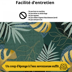 FACILITE D'ENTRETIEN DE CETTE TOILE CIREE