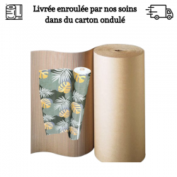TOILE CIREE EPAISSE LIVREE ENROULEE DANS UN CARTON