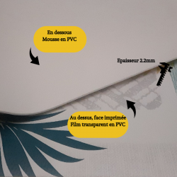 NAPPE EPAISSE IMPRIMEE 2-EN-1