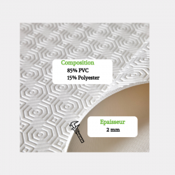 NAPPE PVC EPAISSEUR 2MM