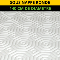 NAPPE BULGOMME RONDE 140CM DE DIAMETRE