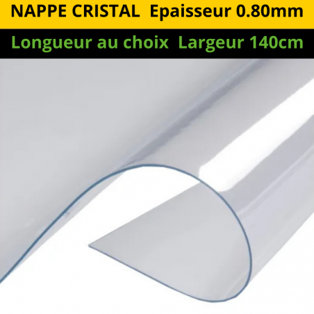 NAPPE CRISTAL TRANSPARENTE 0.80MM