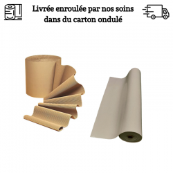 TOILE CIREE EPAISSE LIVREE ENROULEE DANS UN CARTON