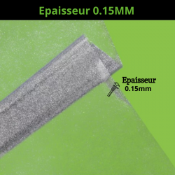 TOILE CIREE TRANSPARENTE EPAISSEUR 0.15MM