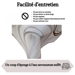 FACILITE D'ENTRETIEN DE CETTE TOILE CIREE