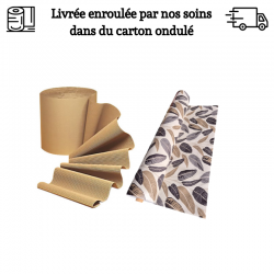 TOILE CIREE EPAISSE LIVREE ENROULEE DANS UN CARTON
