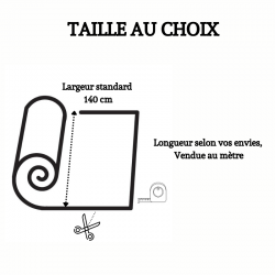 140 CM DE LARGE LONGUEUR AU CHOIX