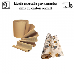 TOILE CIREE EPAISSE LIVREE ENROULEE DANS UN CARTON