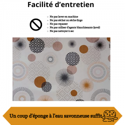 FACILITE D'ENTRETIEN DE CETTE TOILE CIREE