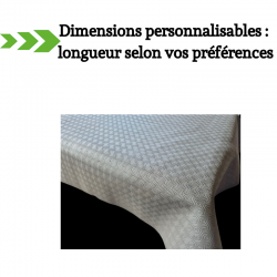 PROTECTION DE TABLE EPAISSE 3 LARGEUR AU CHOIX LONGUEUR SUR MESURE