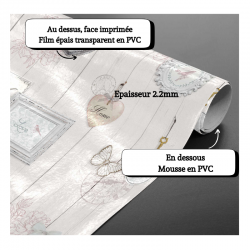 NAPPE EPAISSE IMPRIMEE 2-EN-1