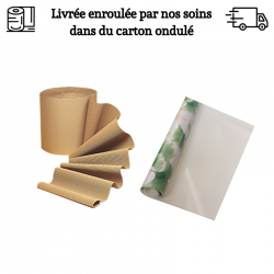 PROTECTION DE TABLE ENROULEE DANS DU CARTON