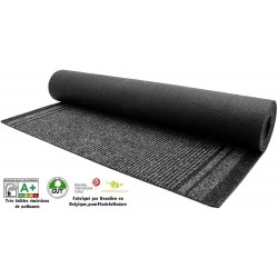 Tapis de couloir gris