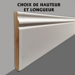 Plinthe bois revêtue en médium – Qualité supérieure – Fabriqué en France