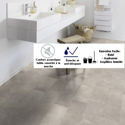 sol pvc en rouleau salle de bain