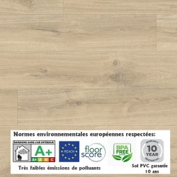 sol PVC rouleau effet parquet