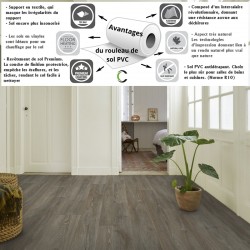 sol PVC en rouleau 5 m de large