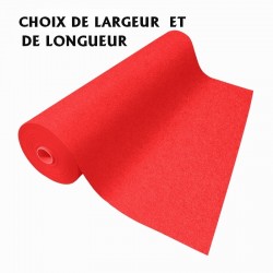 Location de Tapis rouge moquette 1 m de large (prix au mètre