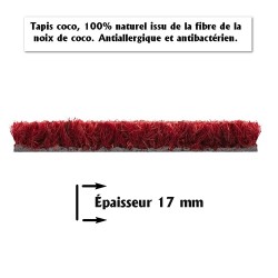 tapis en fibre de coco