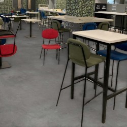 sol pvc béton ciré