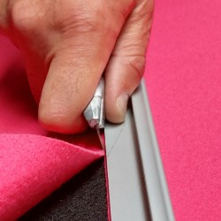 tapis de mariage personnalisé rose