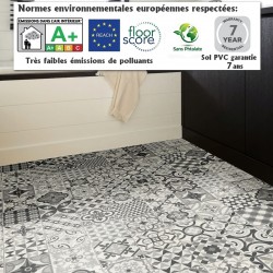 sol PVC carreaux de ciment