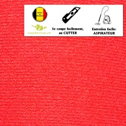 Moquette de balcon anti-dérapante rouge