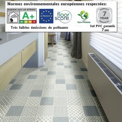 revêtement de sol PVC salle de bain