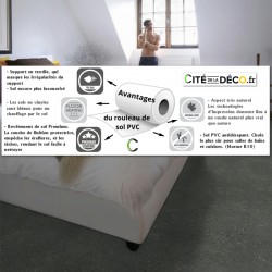 revêtement de sol salle de bain PVC