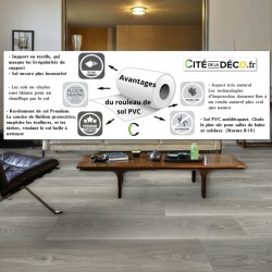 sol pvc rouleau passage intensif