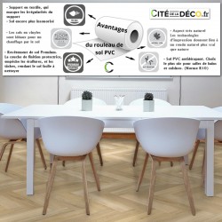 lino à la coupe bâton rompu