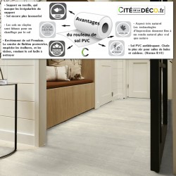 sol PVC rouleau 4 m pas cher