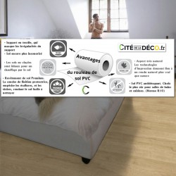 sol pvc rouleau 4 m pas cher