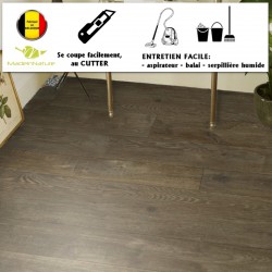 sol pvc rouleau effet parquet