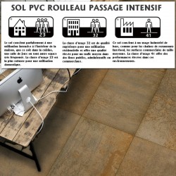 sol pvc rouleau 4 m pas cher