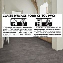 sol PVC rouleau effet parquet
