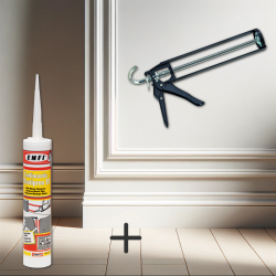 colle pour plinthes et moulures