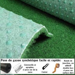 gazon synthétique grande largeur pas cher