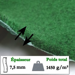 rouleau de tapis en gazon synthétique en grande largeur