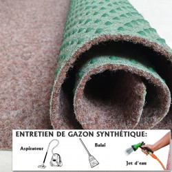 tapis en gazon synthétique en grande largeur