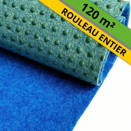 moquette extérieure bleu grande largeur