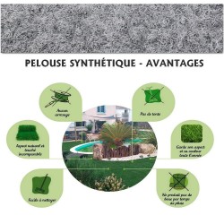 gazon synthétique grande largeur mètres