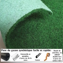 rouleau de gazon synthétique vert pas cher